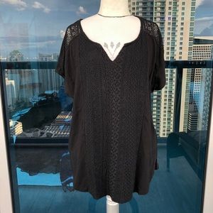 FADED GLORY | Women’s Top | BLK | 3X